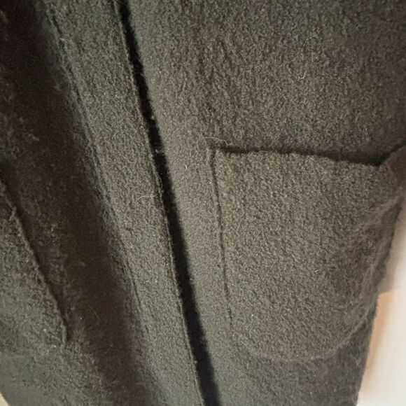 VTG Centigrade 100% Wool Sweater Coat Womens M Green Deep Pockets Snaps EUC - Picture 10 of 16